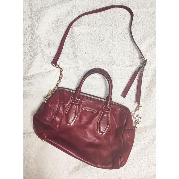 Michael Kors Leather Satchel - Picture 2 of 16